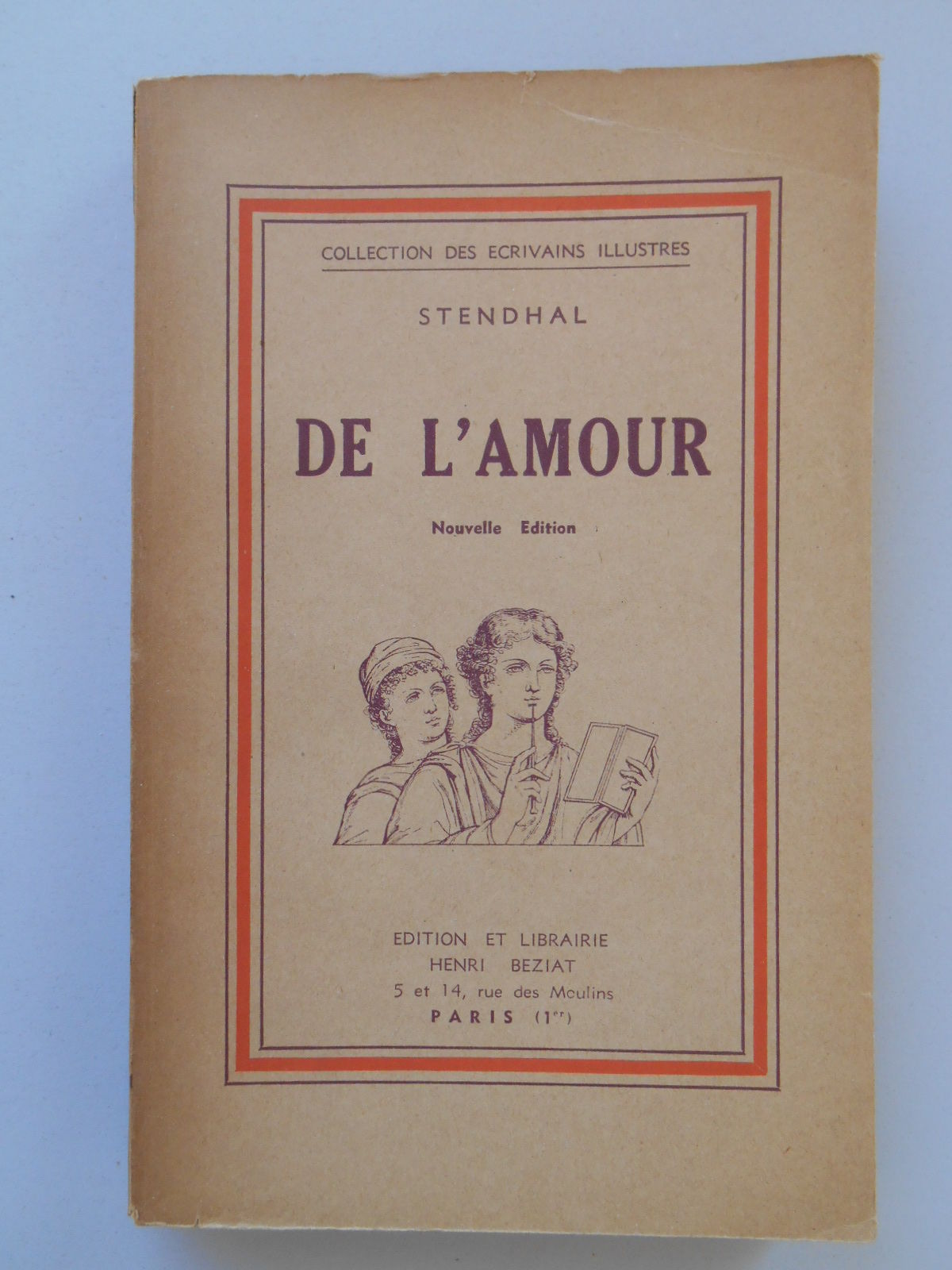 De L Amour 1936 Stendhal Ref By Stendhal Paperback 1936 From Livres Et Books Sku