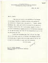 Typed letter signed to Samuel Hayden Church