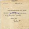 Typed Letter Signed By Woodrow Wilson During His Presidency Of Princeton University On The Importance Of The Merchant Marines: They Have Interested Me Very Much And Instructed Me Not A Little