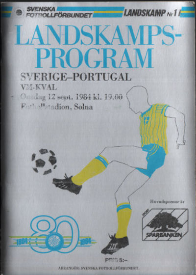 LANDSKAPSPROGRAM SVERIGE-PORTUGAL VM-KVAL. Onsdag…