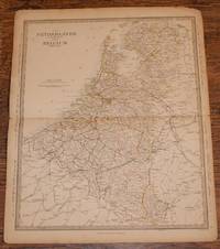 Map of the Netherlands and Belguim (De Nederlanden & La Belgique) - disbound sheet from 1857...