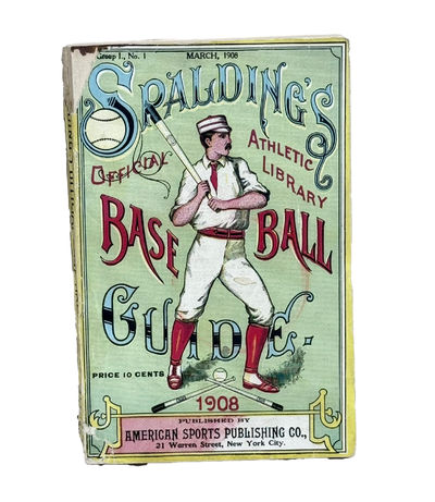 Spalding's Official Base Ball Guide, 1908