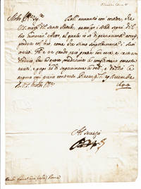 HOLOGRAPH LETTER SIGNED by ODOARDO FARNESE, DUKE OF PARMA, addressed to FRANCESCO CAPIZUCCHI at Christmas-time. Together with 2 ENGRAVED PORTRAITS. by Odoardo Farnese, Duke of Parma and Piacenza (1612-1646) - 1644.