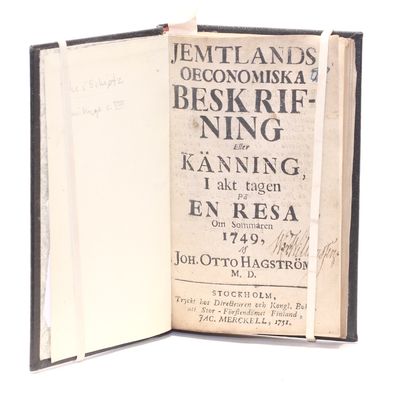 Jemtlands Oeconomiska Beskrifning Eller Känning,…