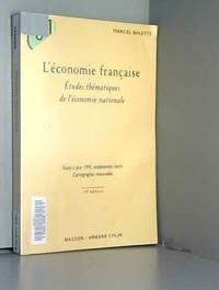 L'économie française : Etudes thématiques de l'économie nationale