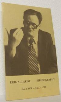Erik Allardt - Bibliography. Jan. 1, 1970 - Aug.…