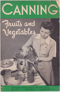 Canning Fruits and Vegetables by Unknown - Paperback - First Edition - April 1944 - from Books of the World (SKU: RWARE0000001120)