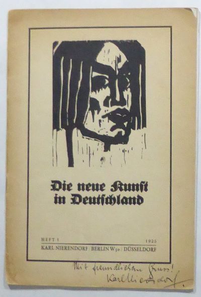 Die neue Kunst in Deutschland. Heft 1, 1925.