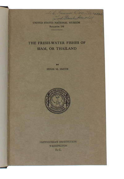 The Fresh-Water Fishes of Siam, or Thailand. (photo 2)
