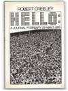 Hello: A Journal, February 29-May 3, 1976.