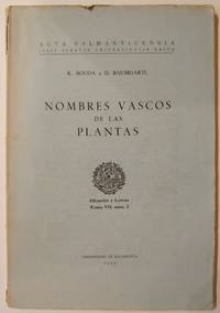 Nombres Vascos de las Plantas by Bouda, K. & Baumgartl, D - 1955