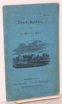 image of David Balduin, oder: des müllers sohn