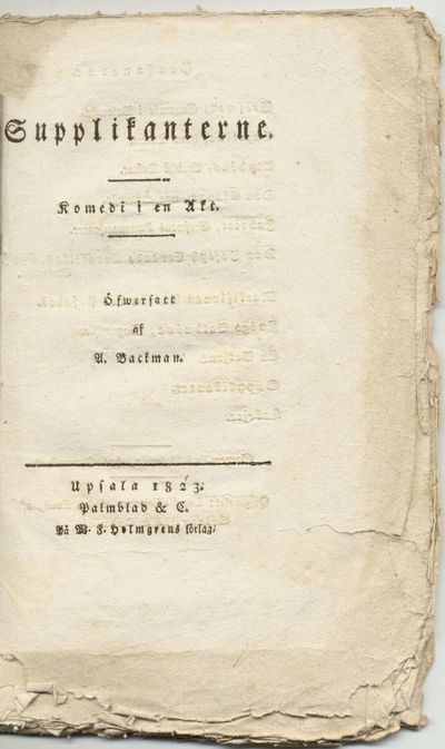 Supplikanterne. Komedi i en akt. Öfwersatt af A.…