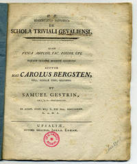 Dissertatio historica de schola triviali…