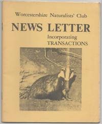 News Letter incorporating Transactions. Vol.3 No.7 by Worcestershire Naturalists&#39; Club - 1977