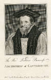 Archbishop of Canterbury. Engraved Portrait