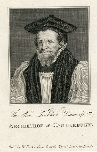 Archbishop of Canterbury. Engraved Portrait