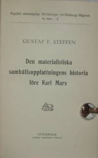 Den materialistiska samhällsuppfattningens…