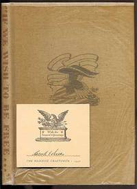 Scranton: Haddon Craftsmen, 1942. Hardcover. Near Fine/Near Fine. First edition. One of 850 copies. ...