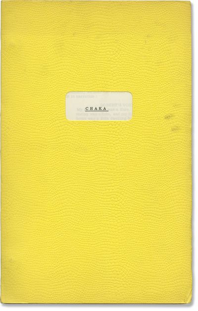 Chaka (Original screenplay for an unproduced film)