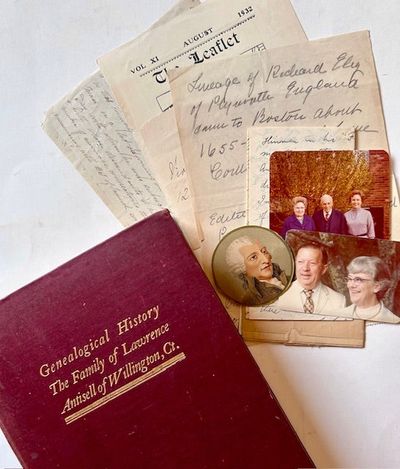 The Genealogy of the Descendants of Lawrence and Mary Antisell of Norwich and Willington, Conn. (The "Autograph" Edition -- With Copious Ephemera)