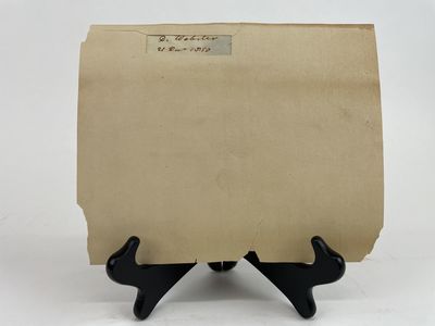 DANIEL WEBSTER: CLIP SIGNATURE