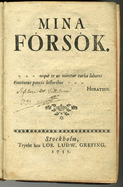 Mina försök. (I)-IV.