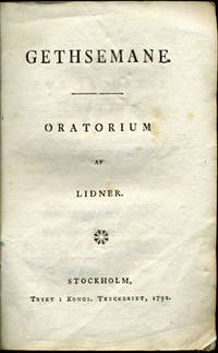 Gethsemane. Oratorium.