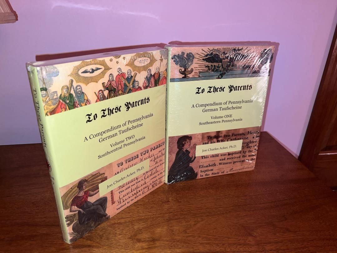 To These Parents: a Compendium of Pennsylvania Ger