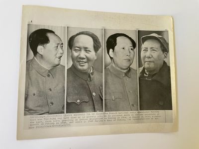 Chinese leader Mao Tse-tung 1949 Press Photo