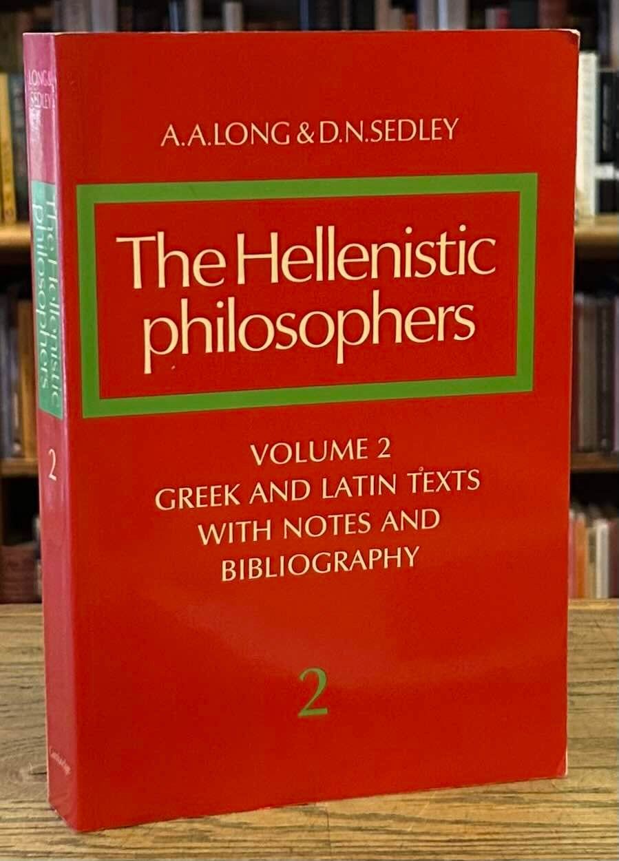 The hellenistic philosophers 2巻セット 【公式通販】