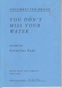 You Don&#039;t Miss Your Water by Eady, Cornelius - 1995