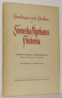 Observationes strengnenses. Utgivna med inledning…