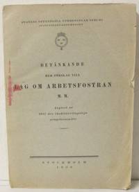 Betänkande med förslag till lag om arbetsfostran…