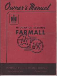 Owner's Manual Mccormick-Deering Farmall Super a and Super AV