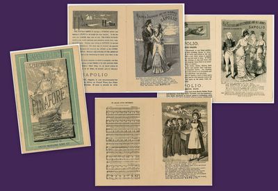 Sapoli-o-lic" Promotional Booklet features Selections from H.M.S. Pinafore