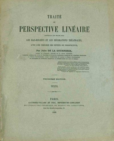 Traité de Perspective Linéaire, Contenant les Tracés pour les Bas-Reliefs et les Décorations Théatrales, Avec une Théorie des Effets de Perspective