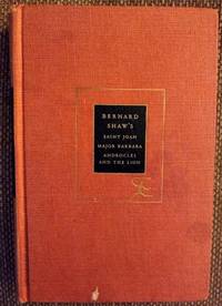image of Bernard Shaw's Saint Joan, Major Barbara, Androcles and the Lion
