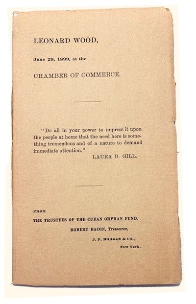 Leonard Wood, June 29, 1899, at the Chamber of Commerce [cover title]