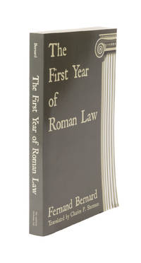 The First Year of Roman Law