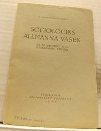 Sociologins allmänna väsen. En inledning till…