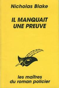 Il manquait une preuve by Blake N - 2001 - from crealivres (SKU: 246212)