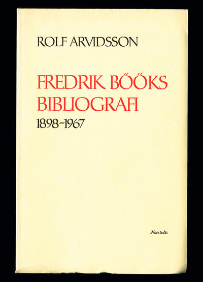 Fredrik Bööks bibliografi 1896-1967.
