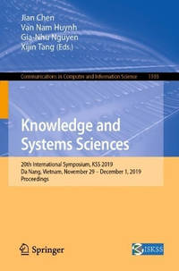 Knowledge and Systems Sciences: 20th International Symposium, KSS 2019, Da Nang, Vietnam,...