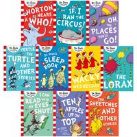 Dr Seuss Childrens Book Collection 10 Books Set The Lorax, Scrambled Eggs Super, Horton Hears a...