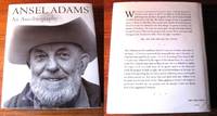 ANSEL ADAMS.  An Autobiography