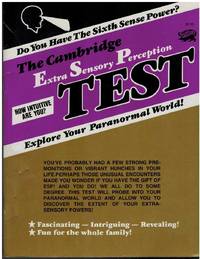 cover of THE CAMBRIDGE EXTRA SENSORY PERCEPTION TEST How Intuitive Are You?