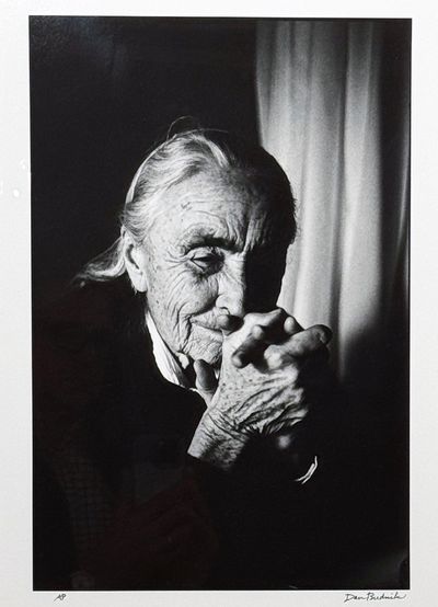 Photograph: Georgia O’Keeffe After Supper, Ghost Ranch, 1975