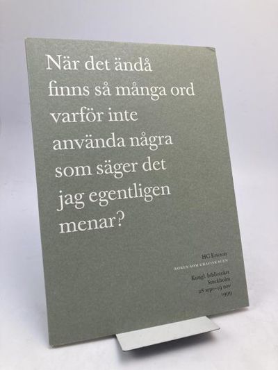 Boken som grafisk scen.