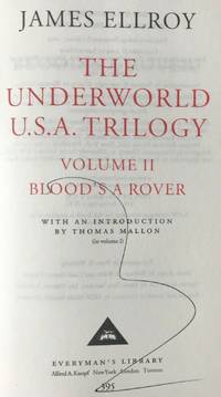 UNDERWORLD  U.S.A. - Trilogy, Volume II, Blood's A Rover (SIGNED)